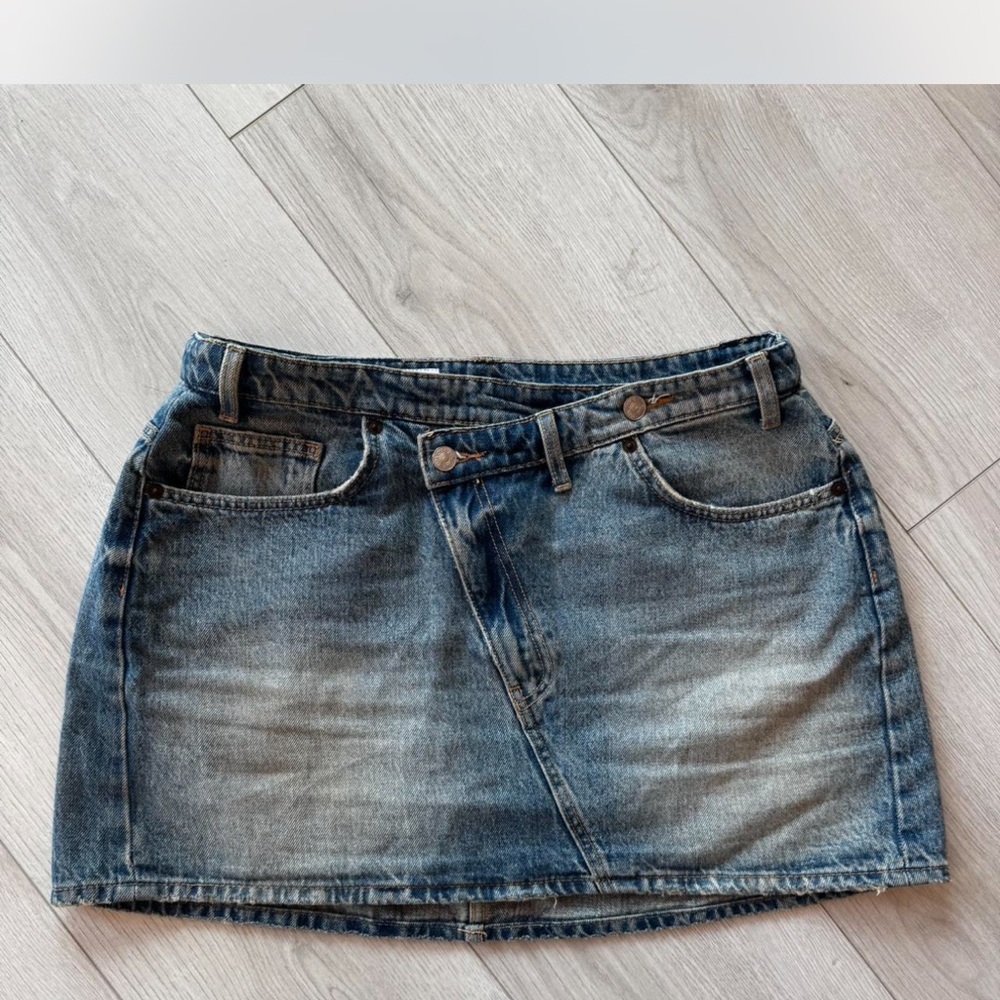 Zara Crossover Denin Skirt XL